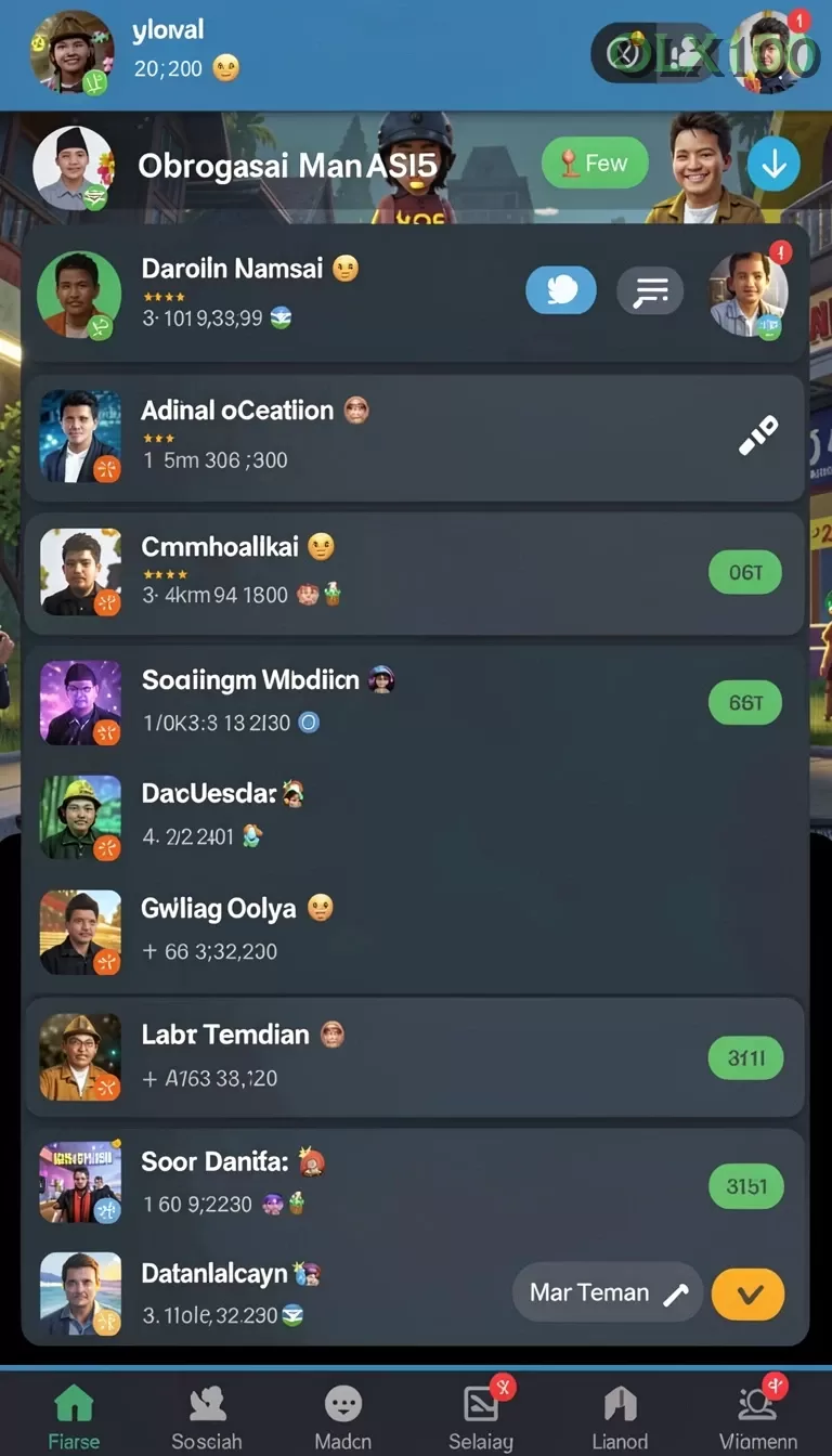 Cuplikan layar PLAYWIN — halaman utama